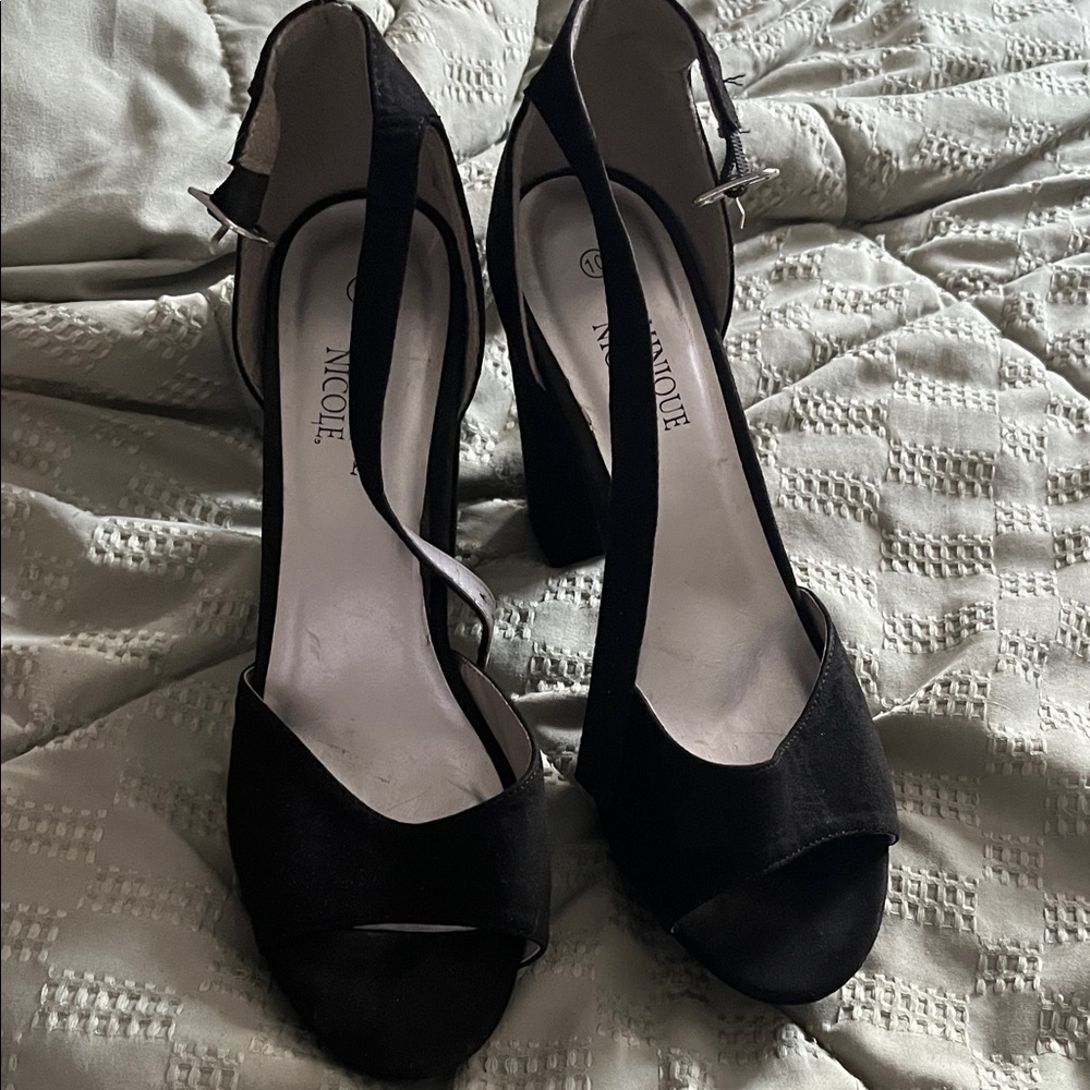 Black Platform Heels